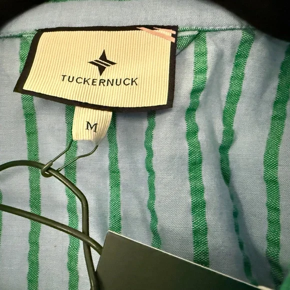 NWT Tuckernuck Delphinium Seersucker Mini Callie Dress - Medium - Picture 7 of 9